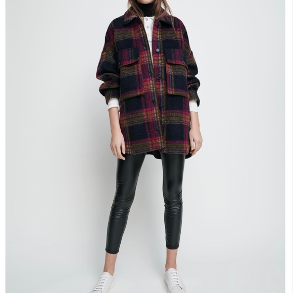 Zara Pants - Zara Black Faux Leather Leggings